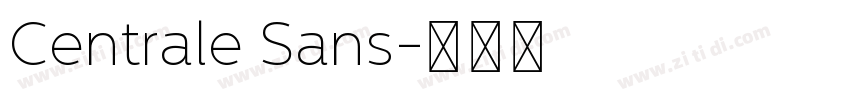 Centrale Sans字体转换